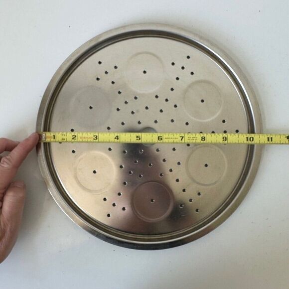 Saladmaster 10.5" Utility Rack Steamer Insert for 11" Skillet & 6.5Qt Stock Pot - Picture 6 of 6